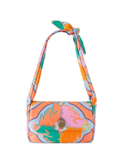 knot-strap printed shoulder bag by KURT GEIGER