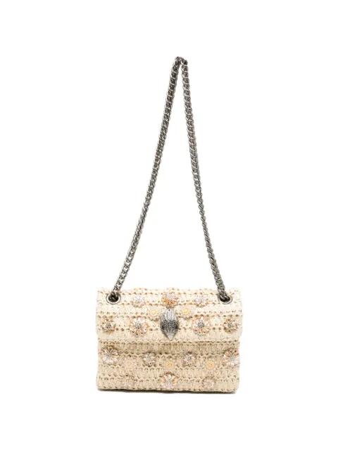 mini Kensington crystal-embellished shoulder bag by KURT GEIGER