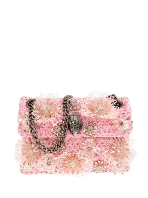 mini Kensington floral-appliqué shoulder bag by KURT GEIGER