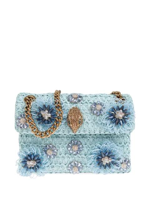 mini Kensington floral-embellished shoulder bag by KURT GEIGER