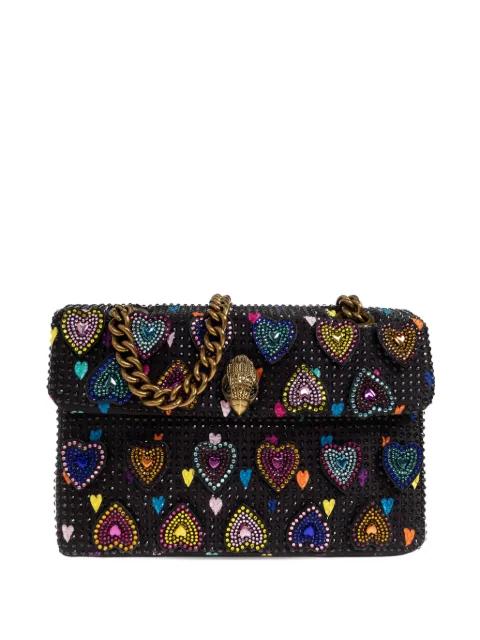 mini Kensington heart-motif shoulder bag by KURT GEIGER