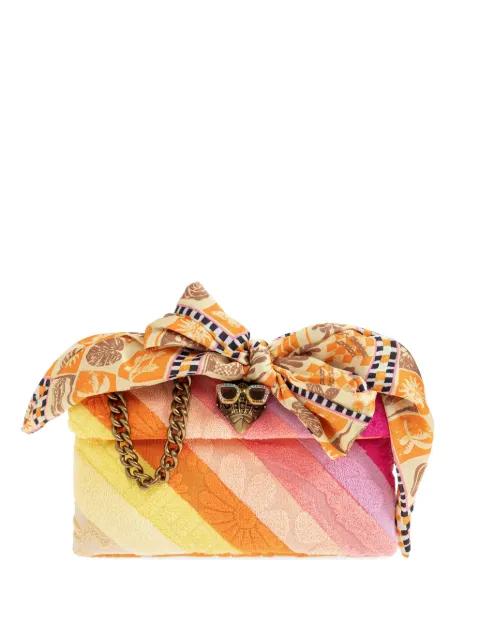 mini Kensington striped cross body bag by KURT GEIGER