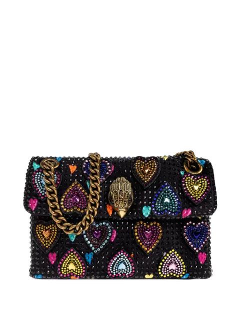 mini Kesington heart-motif shoulder bag by KURT GEIGER