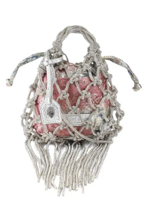 mini Macrame handbag by KURT GEIGER