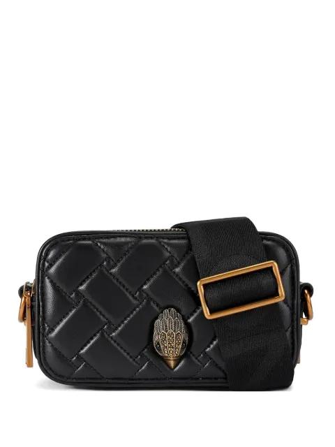 quilted applique cross body bag by KURT GEIGER