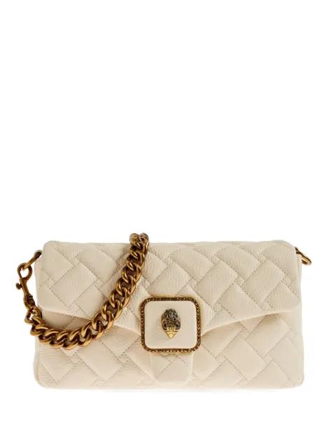 quilted chain leather tote bag by KURT GEIGER
