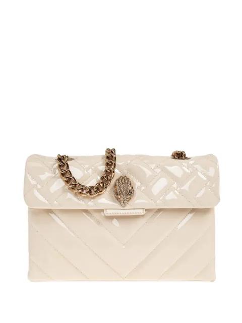 quilted chain shoulder bag by KURT GEIGER