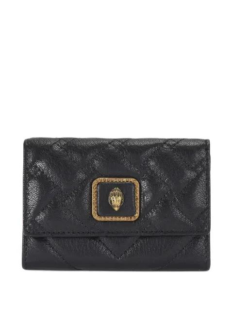 quilted eagle plaque card holder by KURT GEIGER