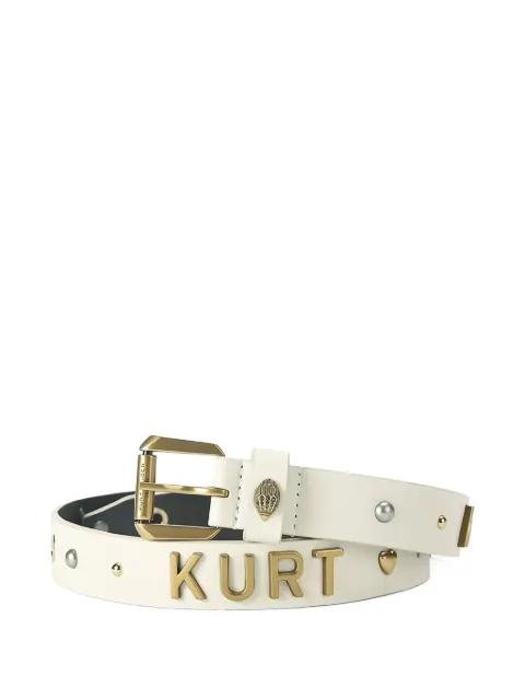 studded buckle belt by KURT GEIGER