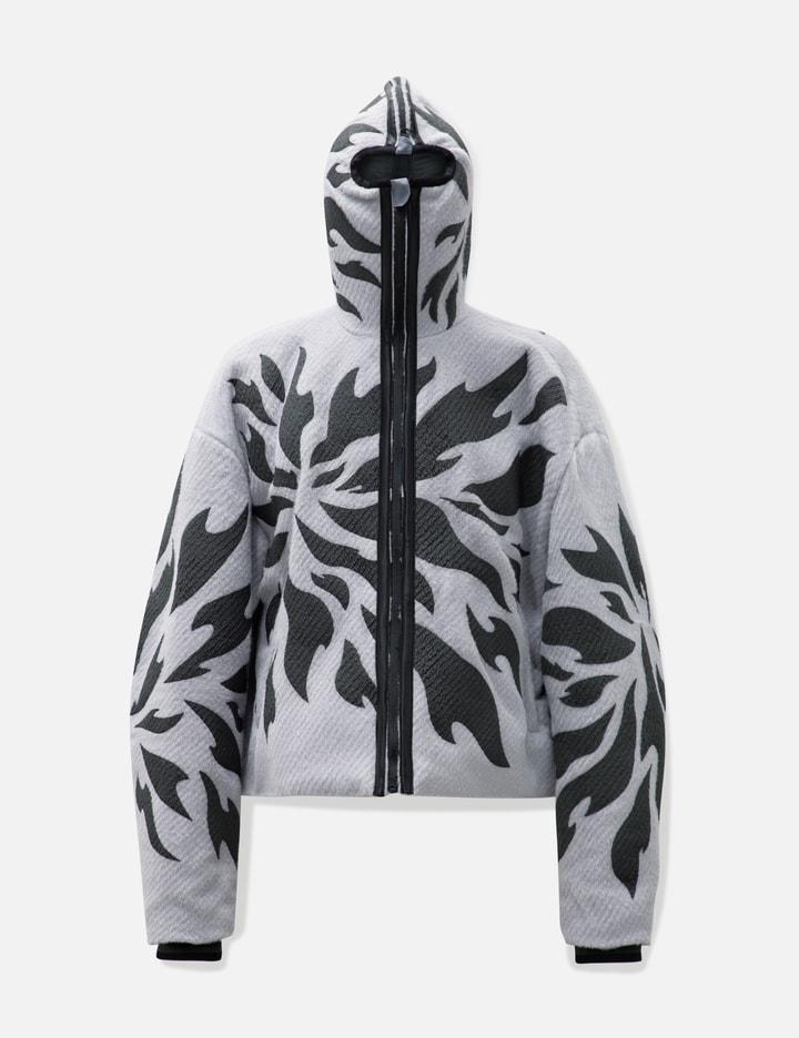 FRAGMENT FLEECE ZIP-UP HOODIE by KUSIKOHC