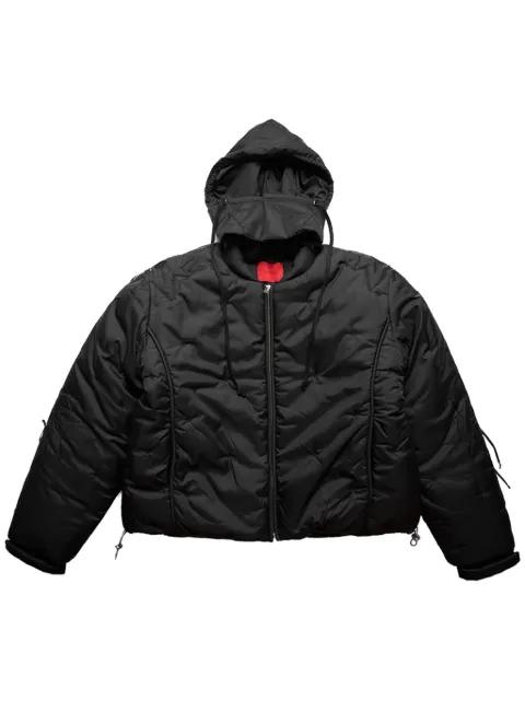 Flower puffer jacket by KUSIKOHC
