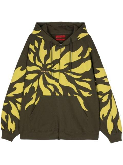 Fragment cotton hoodie by KUSIKOHC