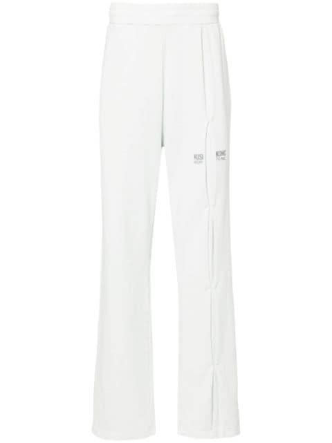 logo-print sweatpants by KUSIKOHC