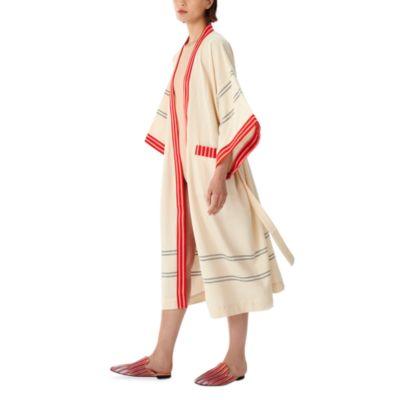 Peshtemal Kimono with Kutnu Trim by KUTNIA