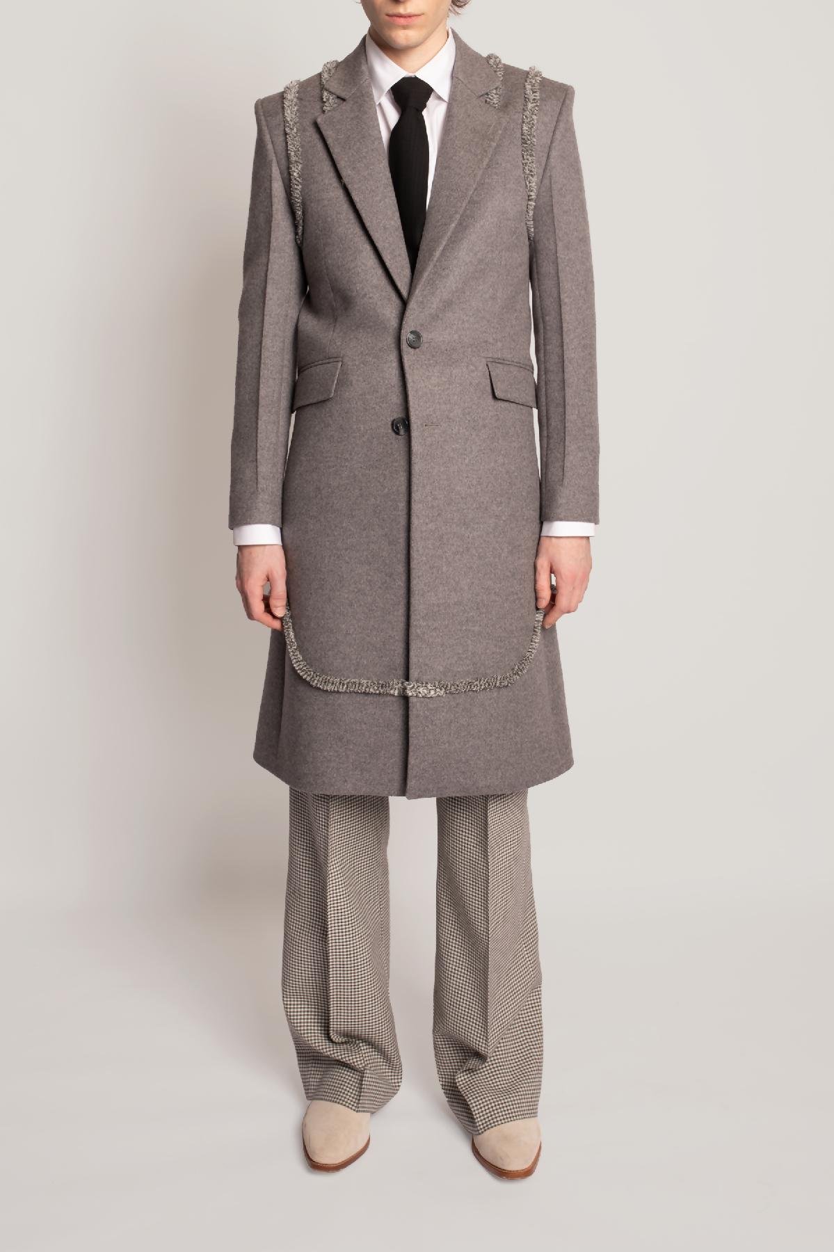 Wool-Blend Long Coat by KYLE HO