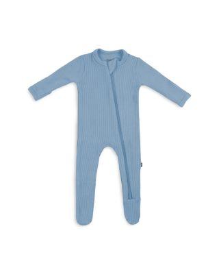 Unisex Zip Up Ribbed Footie - Baby by KYTE BABY