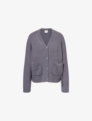 New England Ribbed Knit Cardigan by L.A-SPACE