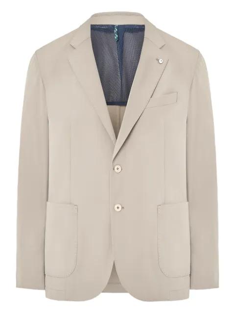 button-fastening patch-pocket blazer by L.B.M. 1911