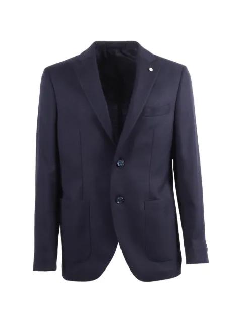lapel-pin single-breasted blazer by L.B.M. 1911