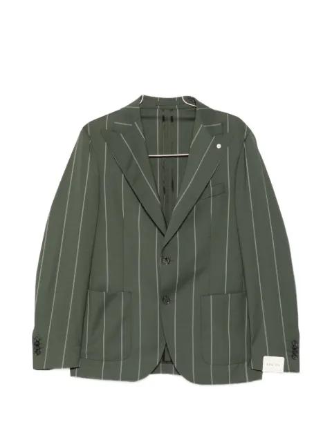 pinstripe-pattern single-breasted suit by L.B.M. 1911
