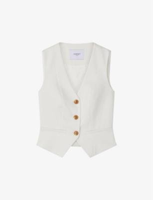 Ami V-neck slim-fit cotton waistcoat by L.K.BENNETT