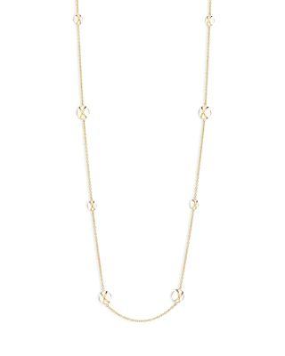 18K Yellow Gold Prisma Crystal Quartz Long Statement Necklace by L. KLEIN