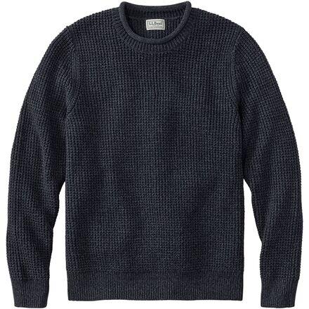 Bean's Organic Waffle Rollneck Crew Sweater by L.L.BEAN