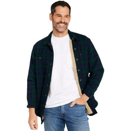 Sherpa Lined Scotch Long-Sleeve Plaid Shirt by L.L.BEAN