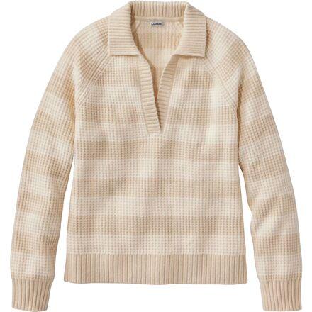 SuperSoft Waffle Stripe Polo by L.L.BEAN