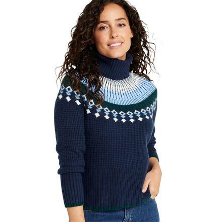 Supersoft Waffle Fair Isle Turtleneck Sweater by L.L.BEAN