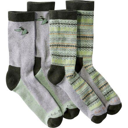 Wicked Soft Cotton Novelty Sock by L.L.BEAN
