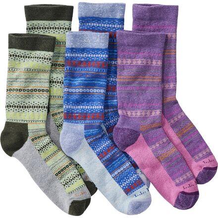 Wicked Soft Cotton Sock Fair Isle Gift Set by L.L.BEAN