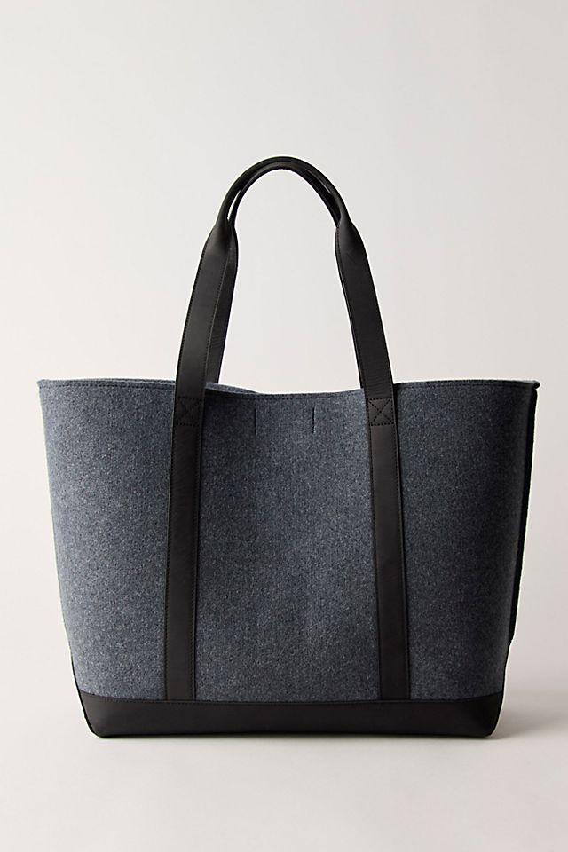 L.L.Bean Leather Trim Wool Tote by L.L.BEAN | FREE PEOPLE