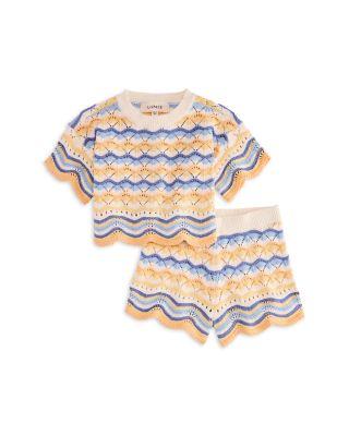 Girls' Sunnie Cropped Top & Shorts Cover-Up Set - Little Kid by L*SPACE