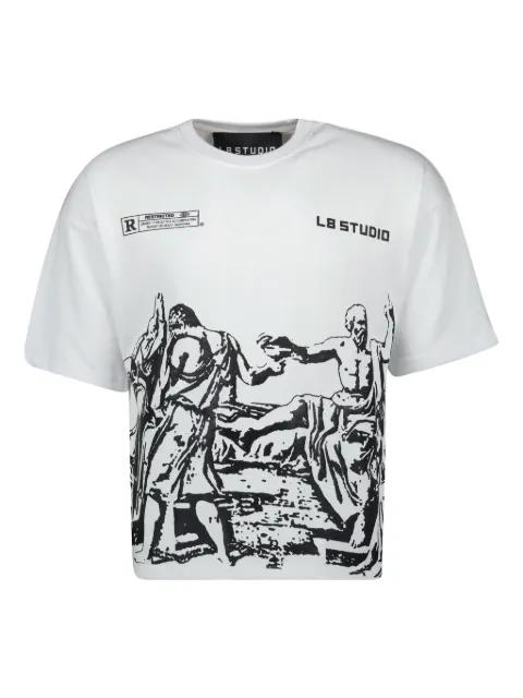Socrate cotton T-shirt by L8 STUDIO