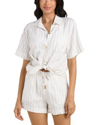 Delphine Striped Shirt by LA BLANCA