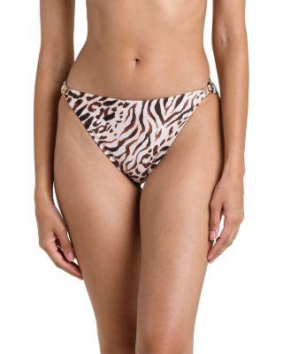 Fierce Territory Mid Waist Bikini Bottom by LA BLANCA