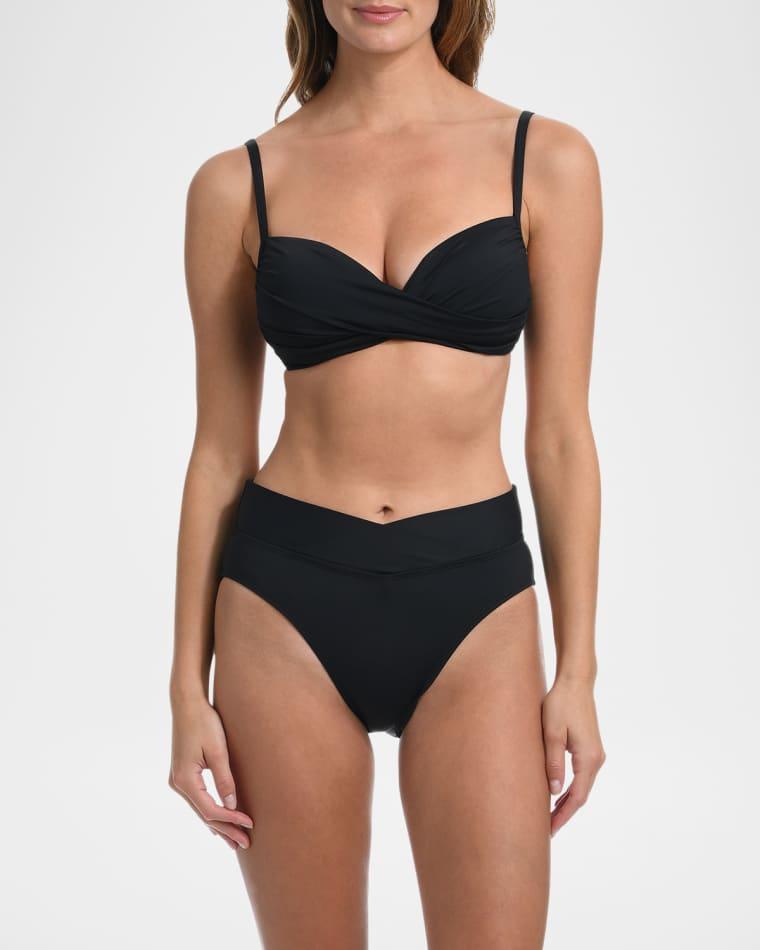 Island Goddess Over-The-Shoulder Bikini Top by LA BLANCA