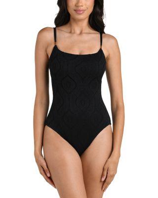 Mantra Eyelet One Piece Swimsuit by LA BLANCA