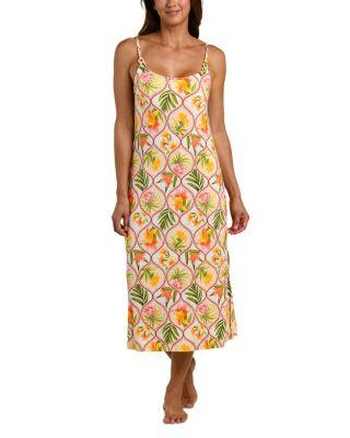 Palm Raffia Ring Dress by LA BLANCA