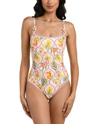 Palm Twist Ring Swimsuit by LA BLANCA