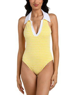 Prep Collared Swimsuit by LA BLANCA