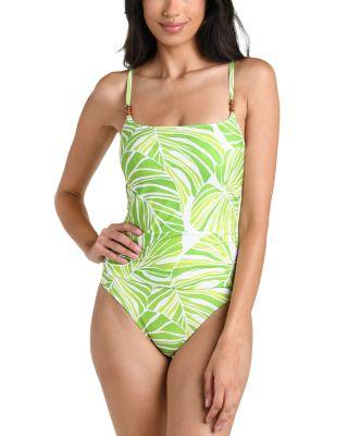 Serene Palm Lingerie One Piece Swimsuit by LA BLANCA