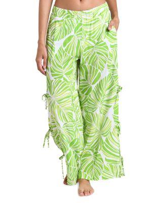 Serene Palm Swim Cover-Up Pants by LA BLANCA