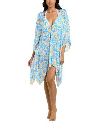 Trinket Handkerchief Hem Caftan by LA BLANCA