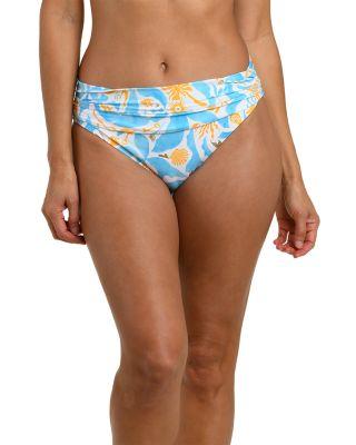 Trinket Shirred Hipster Bikini Bottoms by LA BLANCA