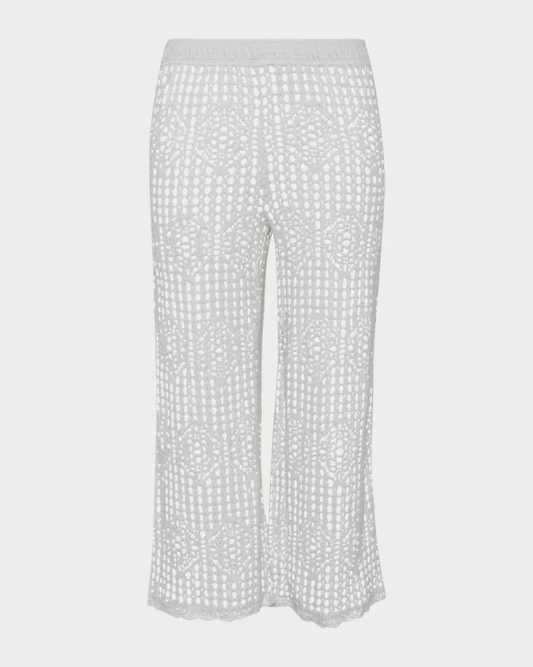Waverly Crochet Cropped Pants by LA BLANCA