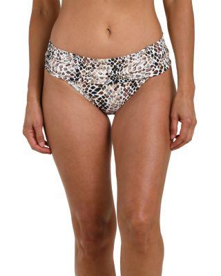 Wild Whispers Shirred Band Hipster Bikini Bottom by LA BLANCA