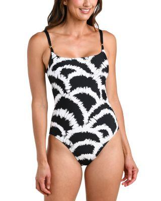 Woven Shadows Lingerie One Piece Swimsuit by LA BLANCA