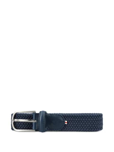 woven leather-detail belt by LA BOUCLE